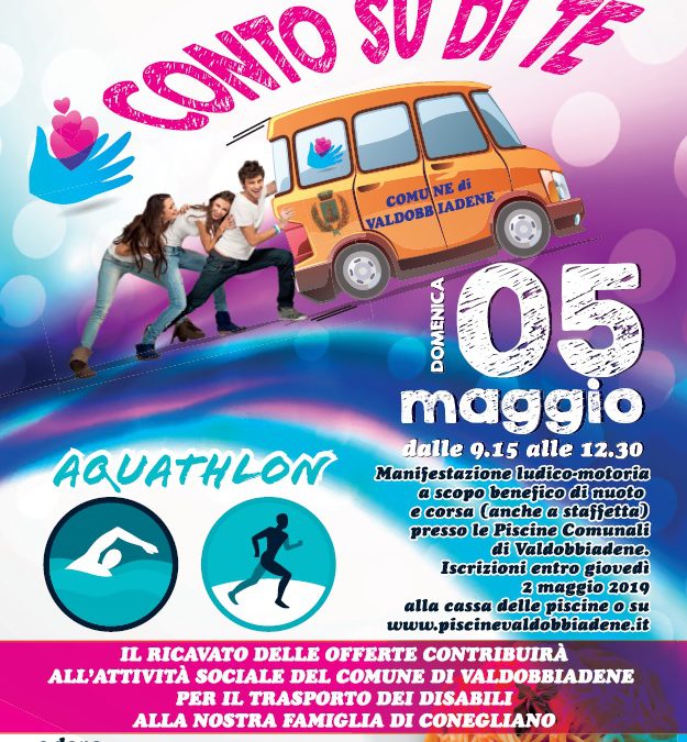 Conto su di te – Sospensione attività nuoto libero di Domenica 5 Maggio 2019